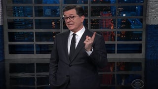 Colbert on Trump’s Claim He’d Have ‘Run In There’ During School Shooting: ‘The Part I Really Don’t Believe Is That He Can Run’ (Video)