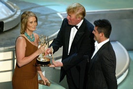 That Time Donald Trump Handed NY Governor Candidate Cynthia Nixon an Emmy (Video)