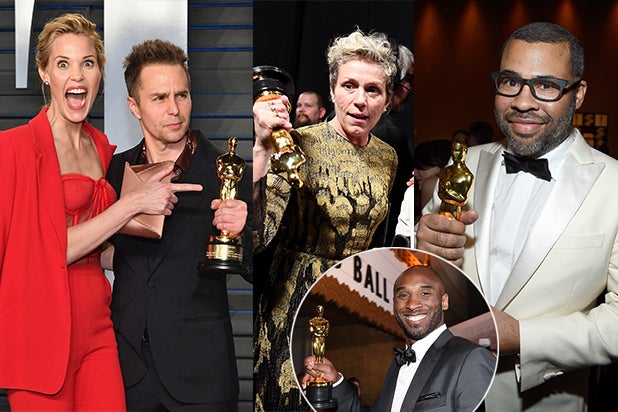 COVER - Oscar After Parties 2018 - Rockwell, McDormand, Jordan Peele, Kobe