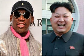 Dennis Rodman Tweets Pic of Kim Jong Un in a MAGA Cap (Photo)