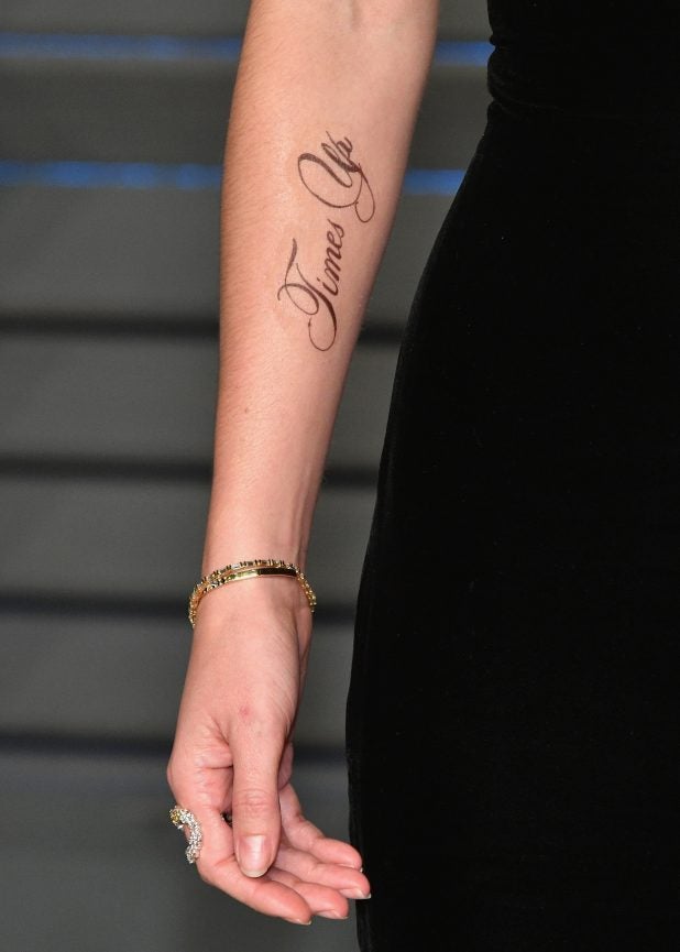 Emma Watson Sports 'Time's Up' Tattoo After the Oscars (Photo)