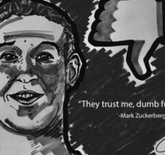 Jim Carrey Takes on School Shootings in Latest Artwork