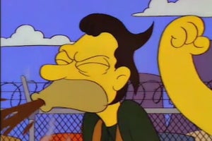 Lenny Back of the Head Simpsons