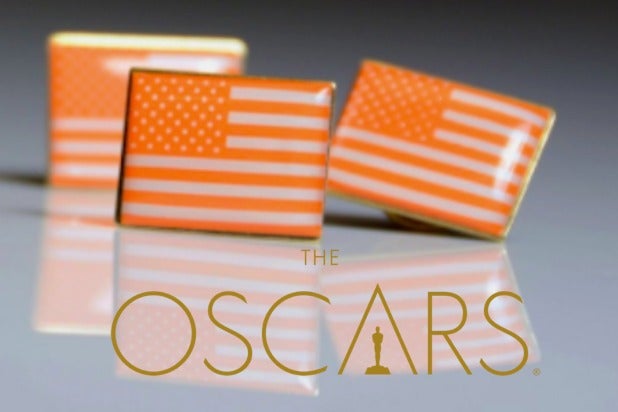 Orange American Flag Oscars