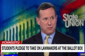 Rick Santorum Suggests Kids Who Protest Shootings Should Learn CPR Instead (Video)