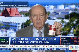 Octogenarian Billionaire With Campbell’s Soup Can Peddles Trump’s Steel Tariffs Plan (Video)