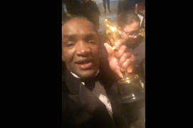 Frances McDormand’s Oscar Thief Flaunts Stolen Statuette on Facebook: ‘I Can’t Believe I Got This’ (Video)