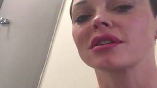 Rose McGowan Offers Birthday Wishes to Harvey Weinstein (Video)