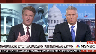 ‘Morning Joe’ Annihilates Laura Ingraham: ‘We Can’t Have Animals on the Air Attacking Children’