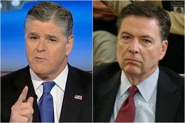 Sean Hannity Erupts in Twitter Tirade, Grills James Comey After Cryptic Warning to Trump