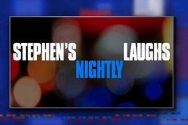 Stephen Colbert Finally Agrees With Donald Trump That CNN Is Fake News (Video)