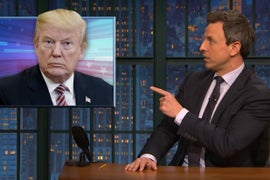 Seth Meyers Laughs At Trump Becoming the Anti-Gun Monster He Claimed Obama Was (Video)