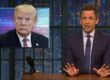 late night with seth meyers donald trump making stuff up