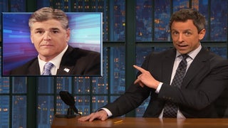 Seth Meyers Laughs At How Often Sean Hannity Mentions Alleged Trump ‘Pee Tape’ On His Show (Video)