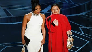 Tiffany Haddish Follows Through on ‘SNL’ Monologue, Wears Same White Dress to the Oscars