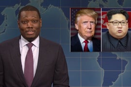 ‘SNL’ Weekend Update Host Michael Che: Trump, Kim Jong-un Meeting Could Be ‘Greatest Episode of Scared Straight Ever’ (Video)