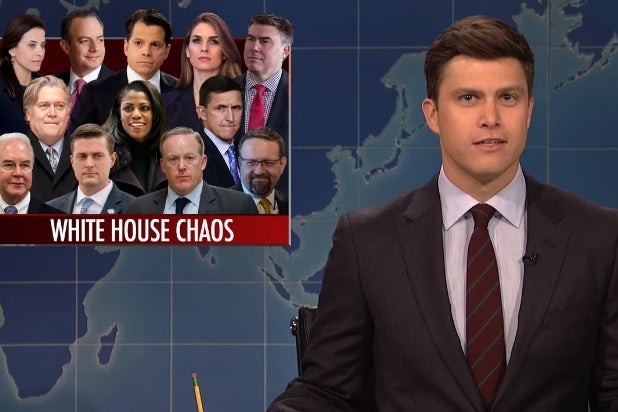 Snl Weekend Update Host Colin Jost White House Is