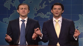 ‘SNL’: Eric Trump Gets Scared by a Pop-Up Book on Weekend Update (Video)