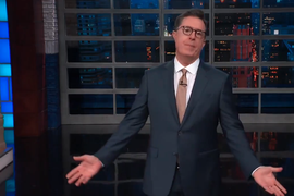 Colbert Finds the Silver Lining in Dr Ronny Jackson Drama (Video)