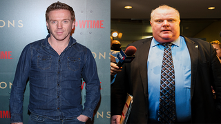 See Damian Lewis Hidden in Full Makeup as Former Toronto Mayor Rob Ford