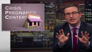 John Oliver, Rachel Dratch Open Their Own Mobile Crisis Pregnancy Center (Video)