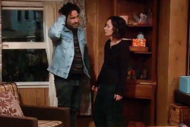 How Johnny Galecki Helped Sara Gilbert Name Their ‘Roseanne’ Son (Video)