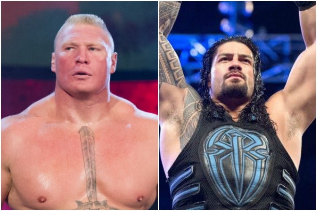 Watch Roman Reigns Spear Brock Lesnar Through Steel Cage (Video)
