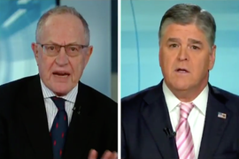 Alan Dershowitz Chides Sean Hannity to His Face Over Michael Cohen Connection (Video)