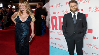 Seth Rogen Says Stormy Daniels Told Him About Trump Affair 10 Years Ago (Video)