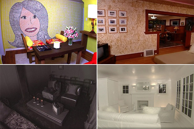 13 Worst Trading Spaces Designs From The Sob Inducing Fireplace To Straw Covered Walls Photos