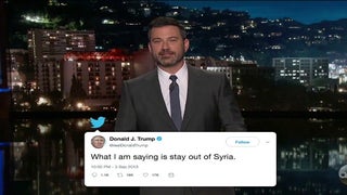 Jimmy Kimmel Uses Old Trump Tweets to Argue Against Trump’s Newfound Desire to Bomb Syria