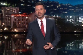 Jimmy Kimmel Compares Trump to an Orangutan for Brushing Dandruff off Macron’s Shoulder (Video)