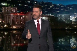 Jimmy Kimmel: Trump Loves Giving Thumbs Up Because His ‘Thumb Is the Only Normal-Sized Finger on His Hand’