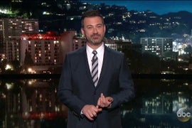 Jimmy Kimmel Is Amused by Trump’s ‘Lovefest’ with Kanye: ‘Now Donald Trump Has Two Black Friends’