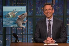 Seth Meyers: Paul Ryan Is a Rat Fleeing a Sinking Ship (Video)