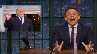 Seth Meyers Clowns Trump for Delivering Weird Political Speech to Kids at Easter Egg Roll (Video)