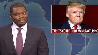 ‘SNL’ Weekend Update Host Michael Che Says Trump Is as ‘Healthy as a Fat Horse’ (Video)