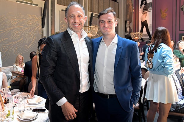 Playboy CEO Ben Kohn (L) and Playboy Chief Creative Officer Cooper Hefner Charley Gallay Playboy CEO Ben Kohn (L) and Playboy Chief Creative Officer Cooper Hefner Charley Gallay