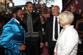Party Report: Colin Kaepernick QBs His Parents Down the Red Carpet (Photos)