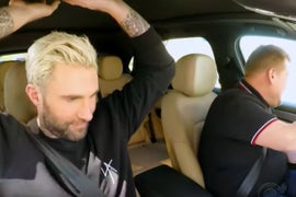 Adam Levine, James Corden Get Pulled Over by Cops During ‘Carpool Karaoke’ (Video)