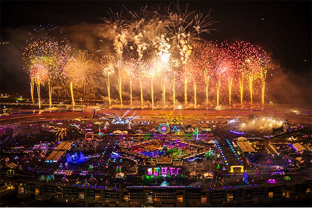 EDC 2018 Aerial Shot EDC 2018 Aerial Shot