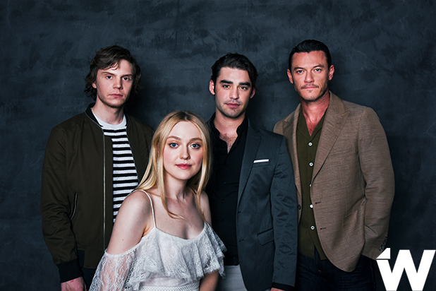 Evan Peters, Dakota Fanning, Alex Rich, and Luke Evans, Emmy Screening Series