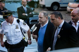 Watch Handcuffed Harvey Weinstein Perp-Walked After Arrest (Video)