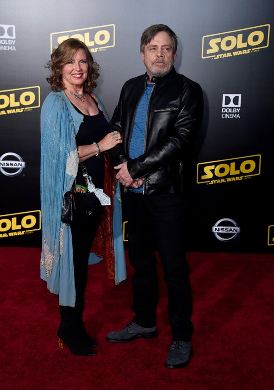 Marilou York and Mark Hamill Premiere Of Disney Pictures And Lucasfilm's "Solo: A Star Wars Story" - Arrivals Marilou York and Mark Hamill Premiere Of Disney Pictures And Lucasfilm's "Solo: A Star Wars Story" - Arrivals