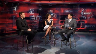 ESPN’s Sage Steele and Kevin Negandhi Reunite to Co-Anchor ‘SportsCenter’ (Video)