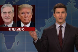 ‘SNL’ Weekend Update Host Colin Jost: Trump Is Now ‘Crowd Sourcing His Legal Strategy’ (Video)