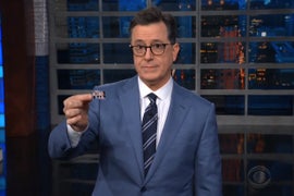 Colbert: If Post Offices Are Forced to Put Up Pictures of Trump and Pence, They Should Be the Size of a Stamp (Video)