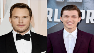 Chris Pratt Says Tom Holland Knew the Plot of ‘Jurassic World: Fallen Kingdom’ Before He Did (Video)