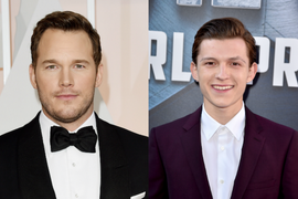 Chris Pratt Says Tom Holland Knew the Plot of ‘Jurassic World: Fallen Kingdom’ Before He Did (Video)