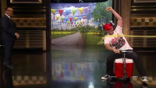 Dale Earnhardt Jr Laps Jimmy Fallon in Cooler Scooter Race (Video)